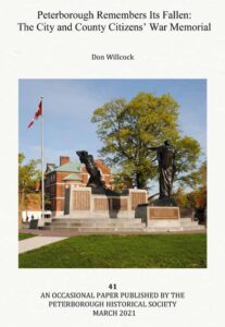 Peterborough Remembers Its Fallen: The City and County Citizens' War Memorial by Don Willcock (book cover)